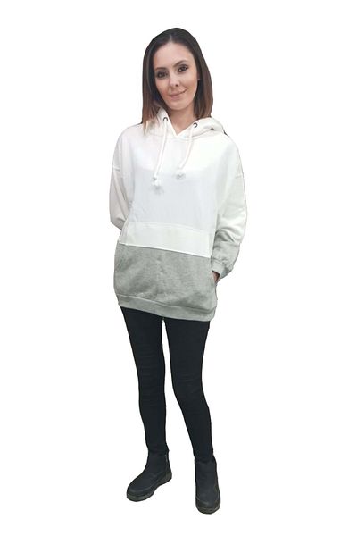 HNS Sweat Mariquita din 2 fire - Gri - L