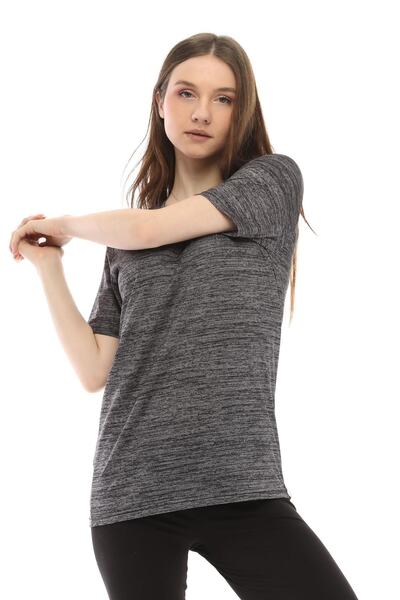 GHASSY CO. Women's Moisture Wicking Active Gym Fitness Running Performance Outdoor Sports Tshirt