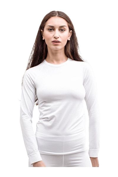TheDon The Don Women's Thermal Underwear Long Sleeve Top White