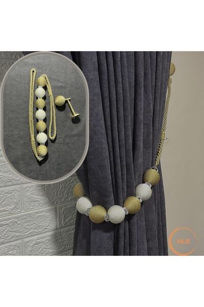 Helezoni Background Curtain Side Tie Bracelet 7 Ball Model + Renso Set 1 Piece Bracelet 1 Piece Renso