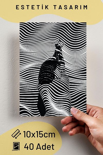 Postifull Σετ αφίσας Photo Art Collage - 40 τεμάχια 10*15cm - Δώρο με ταινία αυτοκόλλητων - Σε κουτί