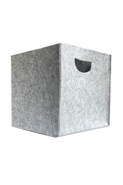 Picky Baby Children's Room Closet Organizer Toy Basket Storage Box Felt / Gray