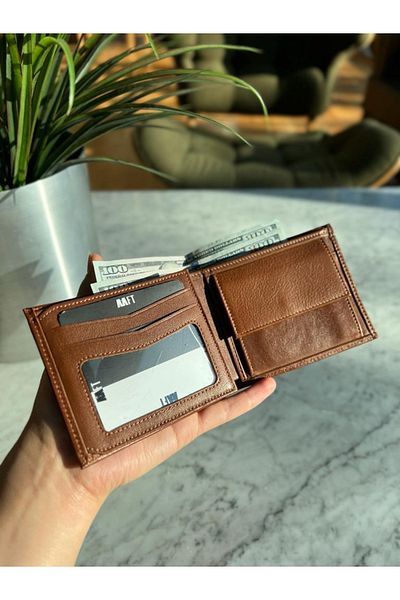 MFT Leather Design Мъжки портфейл от естествена кожа - марки