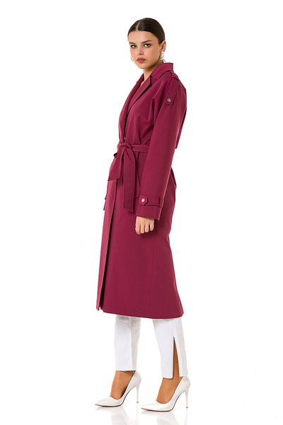 Icon Women's Burgundy Shimal Trench Coat 1638 Kb