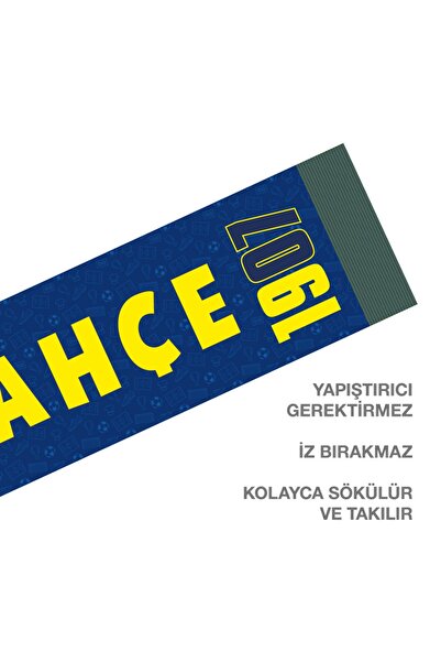 Fenerbahçe Odyak Statıkıum 20x118 Cm Atkı 4 Spor Kulübünün Orijinal Lisanslı Ürünüdür.yapışkansızdır