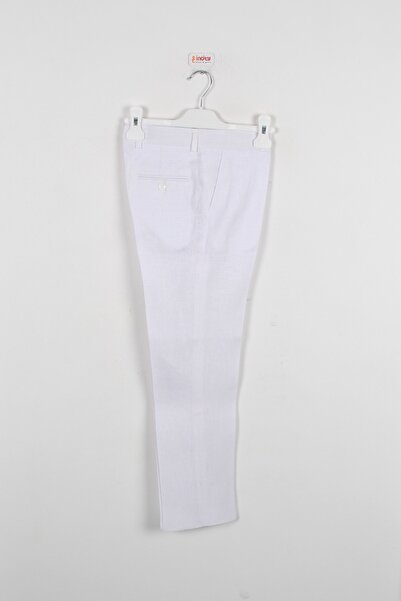 incity Boy's Ecru Linen Trousers