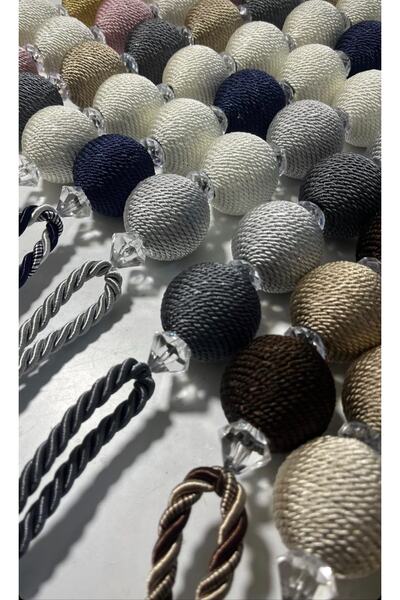 Helezoni Background Curtain Side Tie Bracelet 7 Ball Model + Renso Set 1 Piece Bracelet 1 Piece Renso