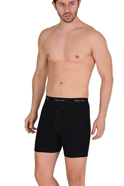 Berrak 1059 Men's Lycra Buttoned High Waist Boxer