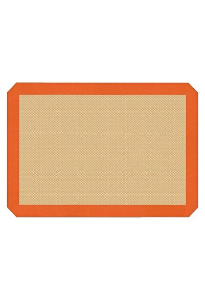 obrigado حصيرة طهي سيليكون مقاومة للحريق وغير قابلة للالتصاق مقاس 40 × 30 سم