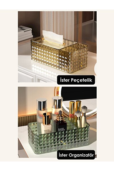 Hedi's Home Desktop Napkin Holder Jewelry Makeup Organizer Organizer