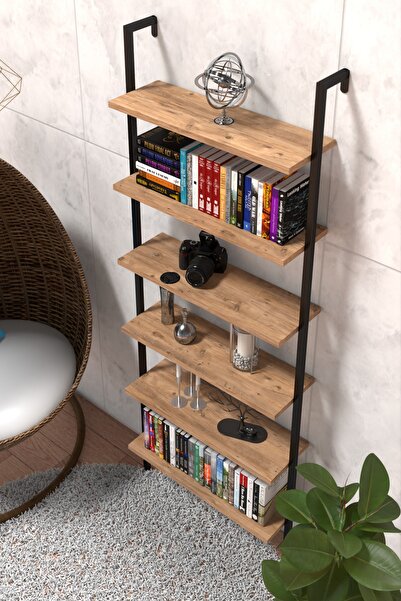 Retodesign Duvara Monte 6 Katlı Raf , Duvar Rafı - Kitaplık 2603