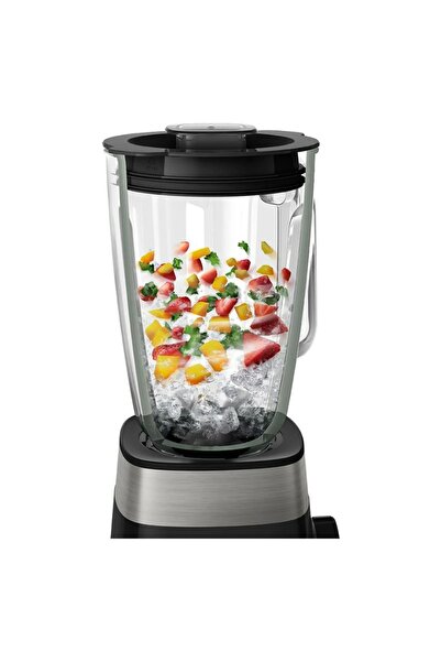 Philips Mutfak Robotu Seti Çok Amaçlı Blender Set Siyah Cam Hazneli Smoothie