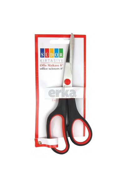 Südor مقص مكتب 8 بوصة أسود أزرق Sm09