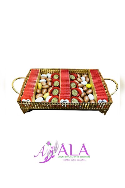 Elit Çikolata Âlâ Kız Isteme Etiketli Çikolata,draje Tepsi Söz Nişan