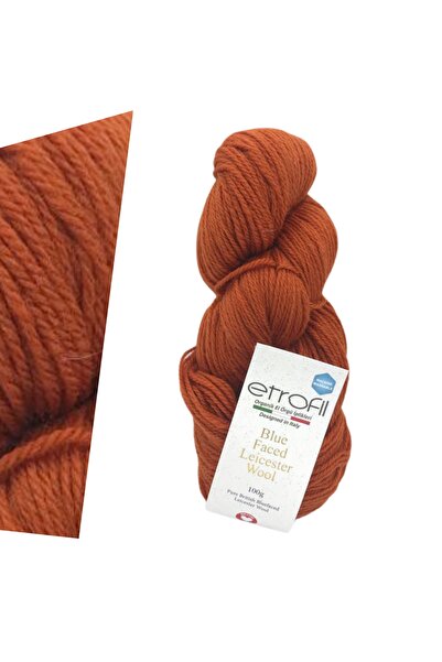 Etrofil Blue Faced Leicester Wool 72132 Καμένο Πορτοκαλί