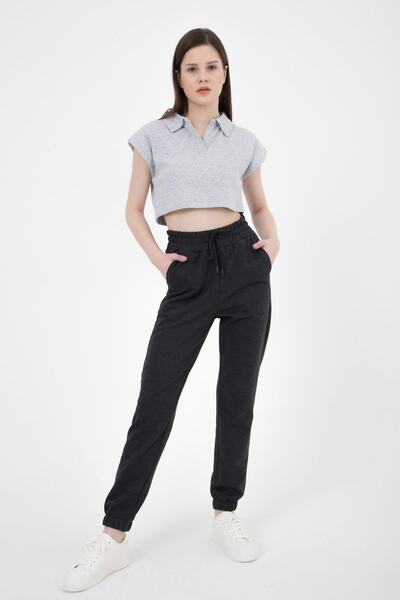 defys Kadın Jogger Eşofman Altı Antrasit