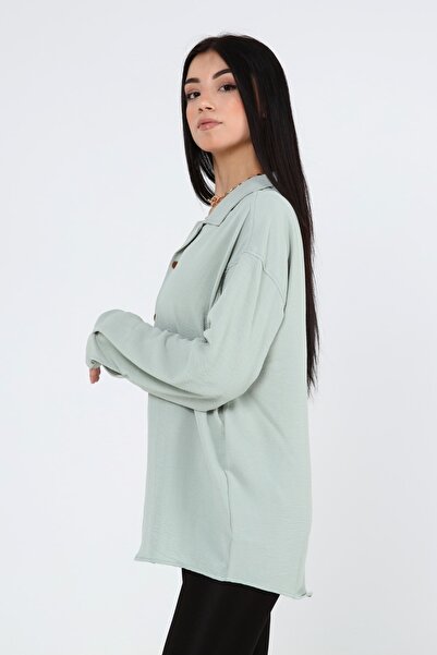 efraim giyim Γυναικείο μακρύ πουκάμισο Aerobin σε μεγάλο μέγεθος