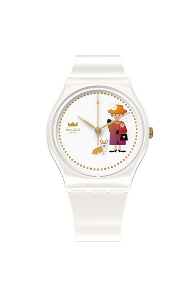 Swatch Gz711 How Majestic Unisex Wrist Watch