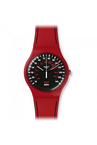 Swatch Red Brake Wristwatch Suor104