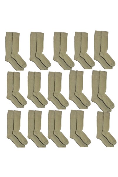 SEM-TAKTİKAL 15 Συσκευασίες Στρατιωτικές Βαμβακερές Κάλτσες Μπότας 15 Τεμάχια Στρατιωτικό Πλυντήριο Ειδών