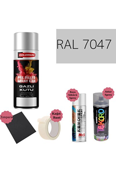 Nalburun 400 ml Doldurulmuş Selülozik Mat Sprey Boya Astar Boya Sökücü Set Ra...
