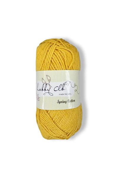 hobby club Premium Amigurumi Thread 100% Cotton Punch 5 Pieces (500gr) Yellow