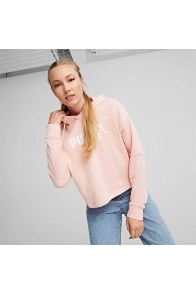 Puma Ess Cropped Logo Hoodie Tr
