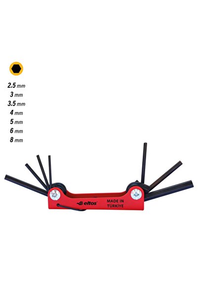 Eltos Çakı Tipi Alyan Anahtar Takımı7 Parça Pamiravm