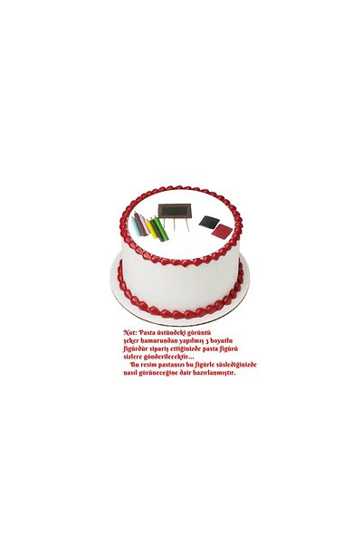 Pasta9 3D Teacher Themed Cake Decoration Made of Sugar Dough