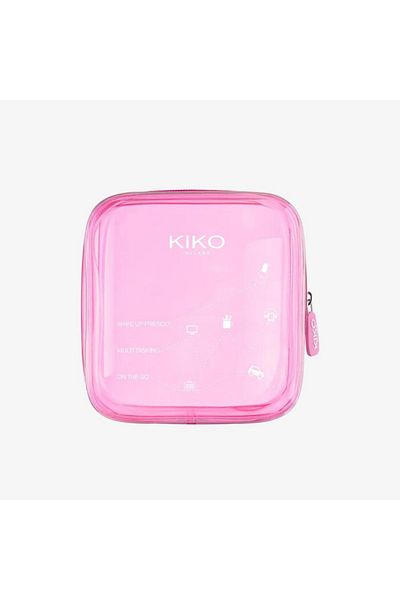 Kiko Μίνι διάφανη τσάντα μακιγιάζ