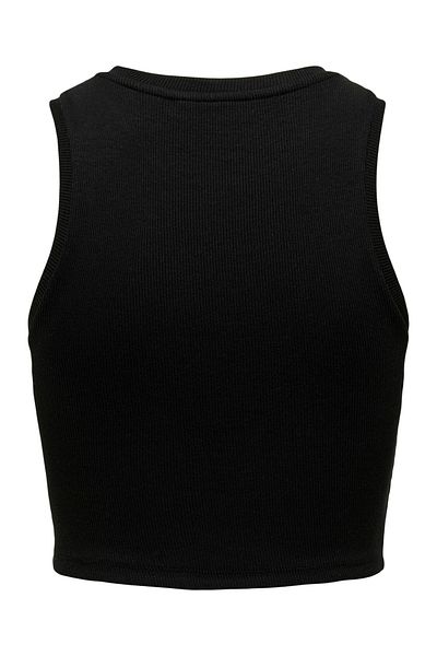 ONLY Onlvılma S/l Cropped Tank Top Jrs Noos 15282771 Μαύρο