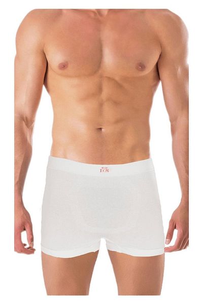 TheDon The Don Seamless Seamless Ανδρικό Boxer Λευκό Με Κόκκινο Γράμμα