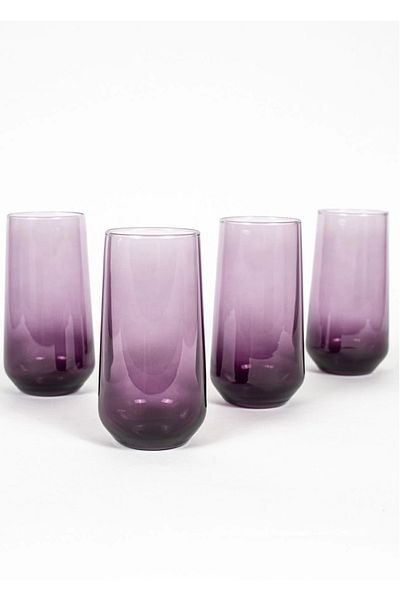 Paşabahçe Plum Gradient Soft Drink Cup for 6 Persons 470cc