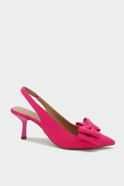 LAMİNTA Γυναικεία παπούτσια με τακούνι Maribel Fuchsia Bow