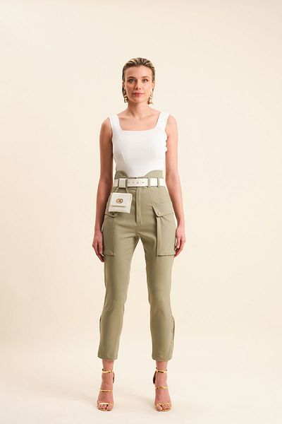 VERDA Belted Trousers