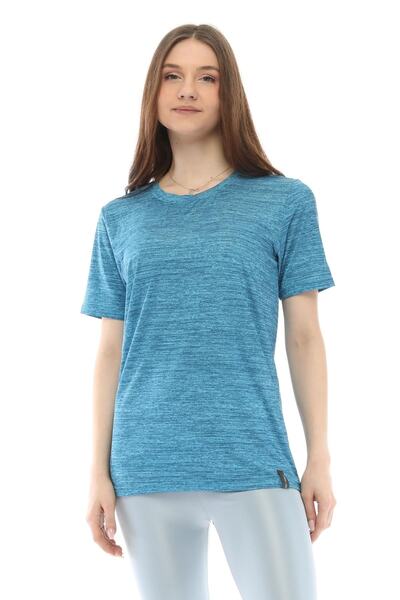 GHASSY CO. Women's Moisture Wicking Active Gym Fitness Running Performance Outdoor Sports Tshirt