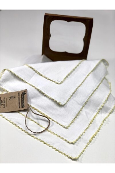 neocotton Double Layer Embroidered Cotton 5 Pack Baby Care Wipes (22x22 Cm)