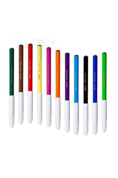 Janissary 12 Vibrant Colors, Washable Felt Tip Pen