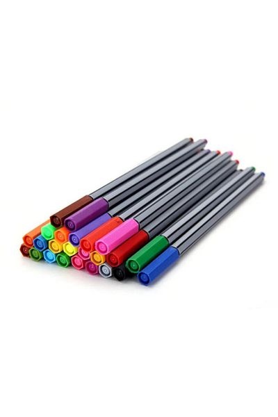 Janissary 10 Pieces Fineliner Felt Tip Pen 10 Colors