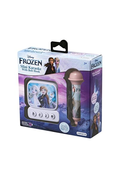 Volkano Disney Frozen Karlar Ülkesi Mini Karaoke Mikrofon Seti Işıklı Kemer K...