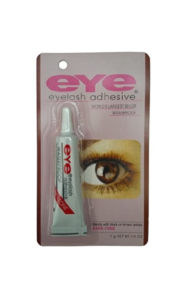 Asyalı Eye Waterproof Su Geçirmez Siyah Ve Koyu Ton Renk Profesyonel Kirpik Yapıştırıcı 7 Gr