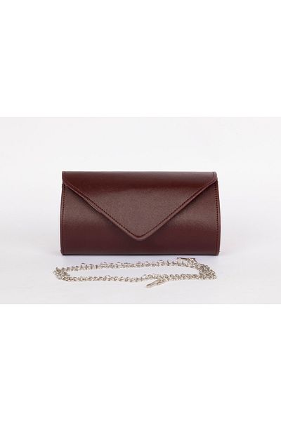 bibags Geantă de seară cu model dungi roșii Claret