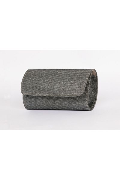 bibags Βραδινή τσάντα φορέματος Platinum Glitter