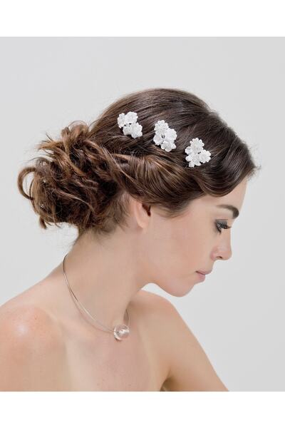 MK MODA ATELİER دبوس شعر نسائي T-40406