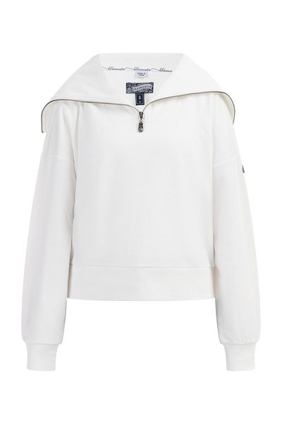 Dreimaster Vintage Oversize Troyer-Pullover idem