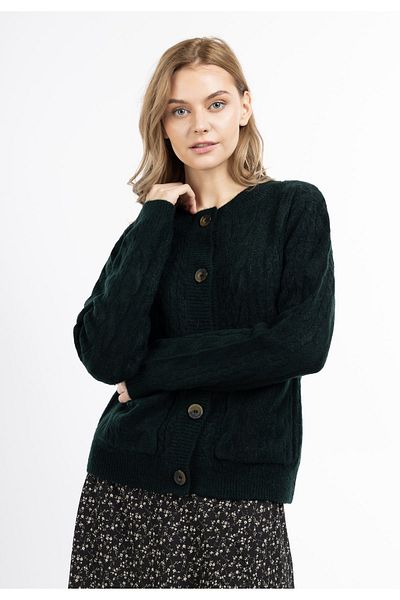 Dreimaster Knöpfe zitha ile Vintage Strickjacke