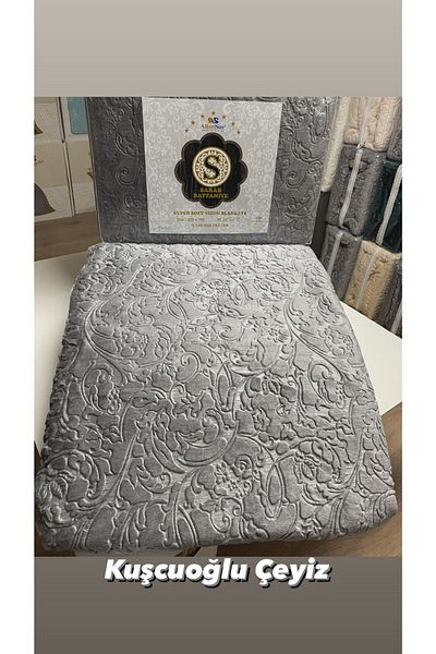 Kuşcuoğlu Çeyiz Wraps Double Super Mink Jacquard Blanket