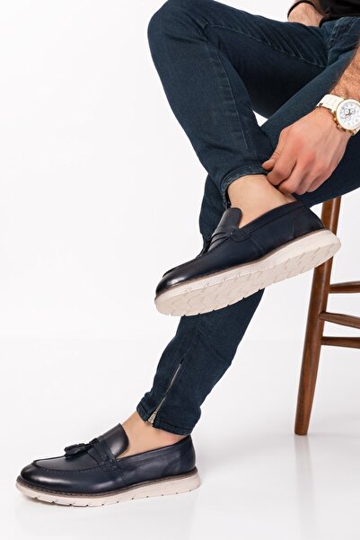 depderi 100% шкіряні мокасини Puskul Деталізовані чоловічі туфлі