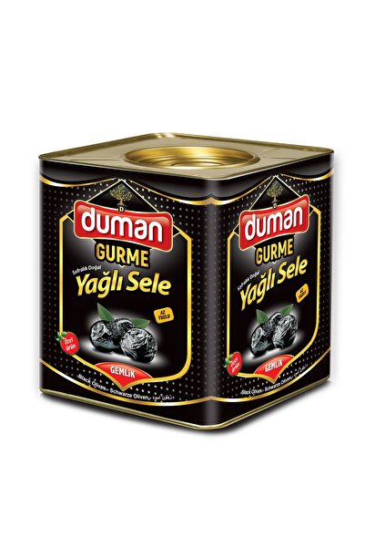 DUMAN GURME Gemlik Yağlı Sele Siyah Zeytin 3xs (380-410) Klb 10 Kg