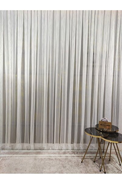 Brillant Rüyaper Striped Tulle Curtain 1/2.5 Pleat